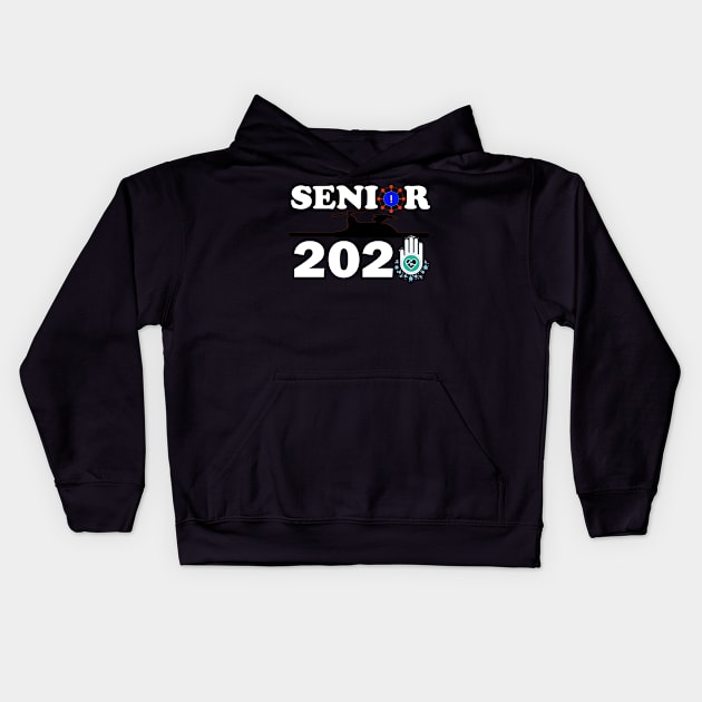 senior 2021 t-shirt Kids Hoodie by direct.ul